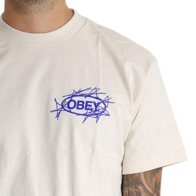 T-SHIRT SCRIBBLE STARS OBEY - Mad Fashion | img vers.650x/
